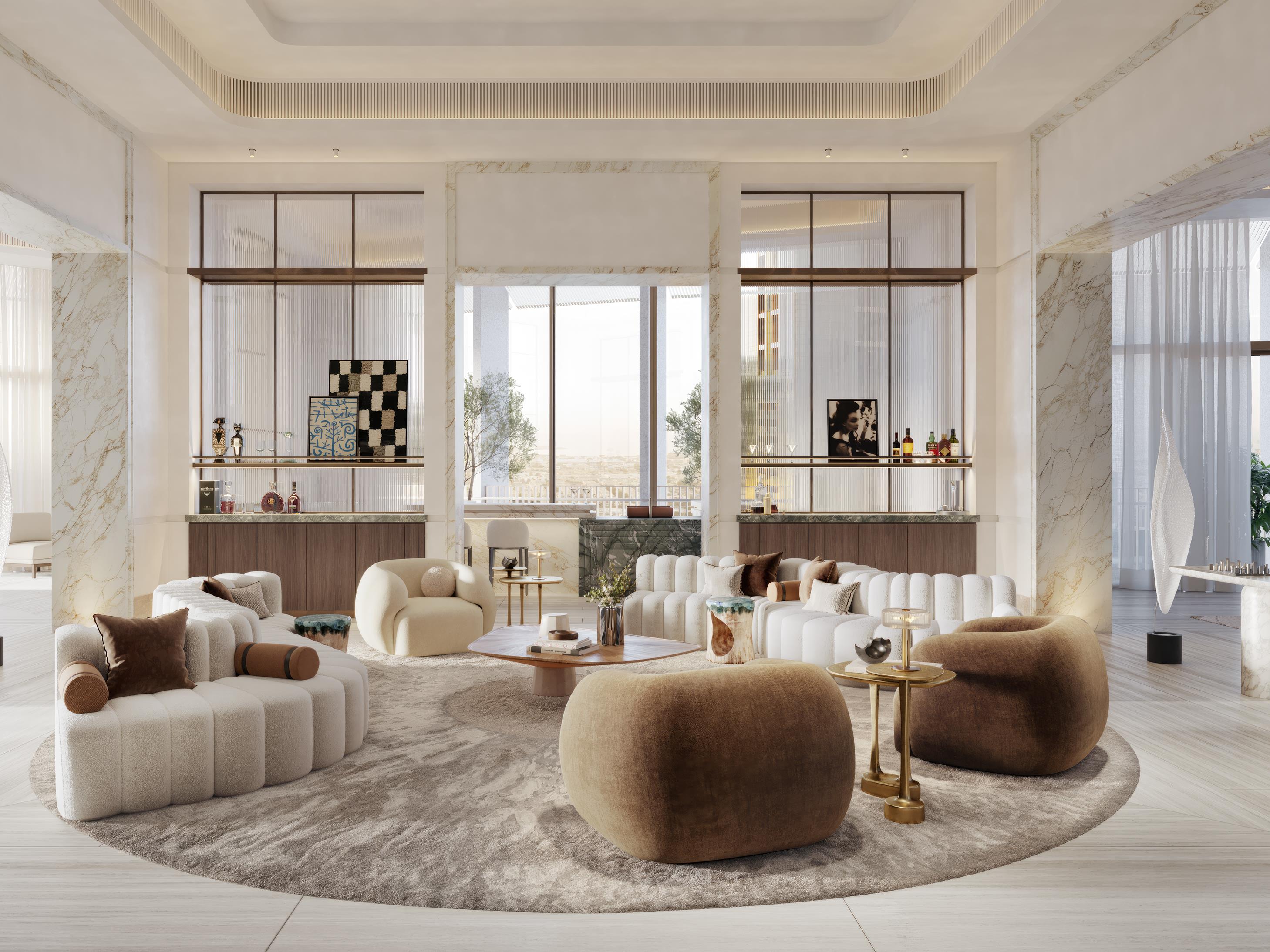 The Carlyle Residences Living Area