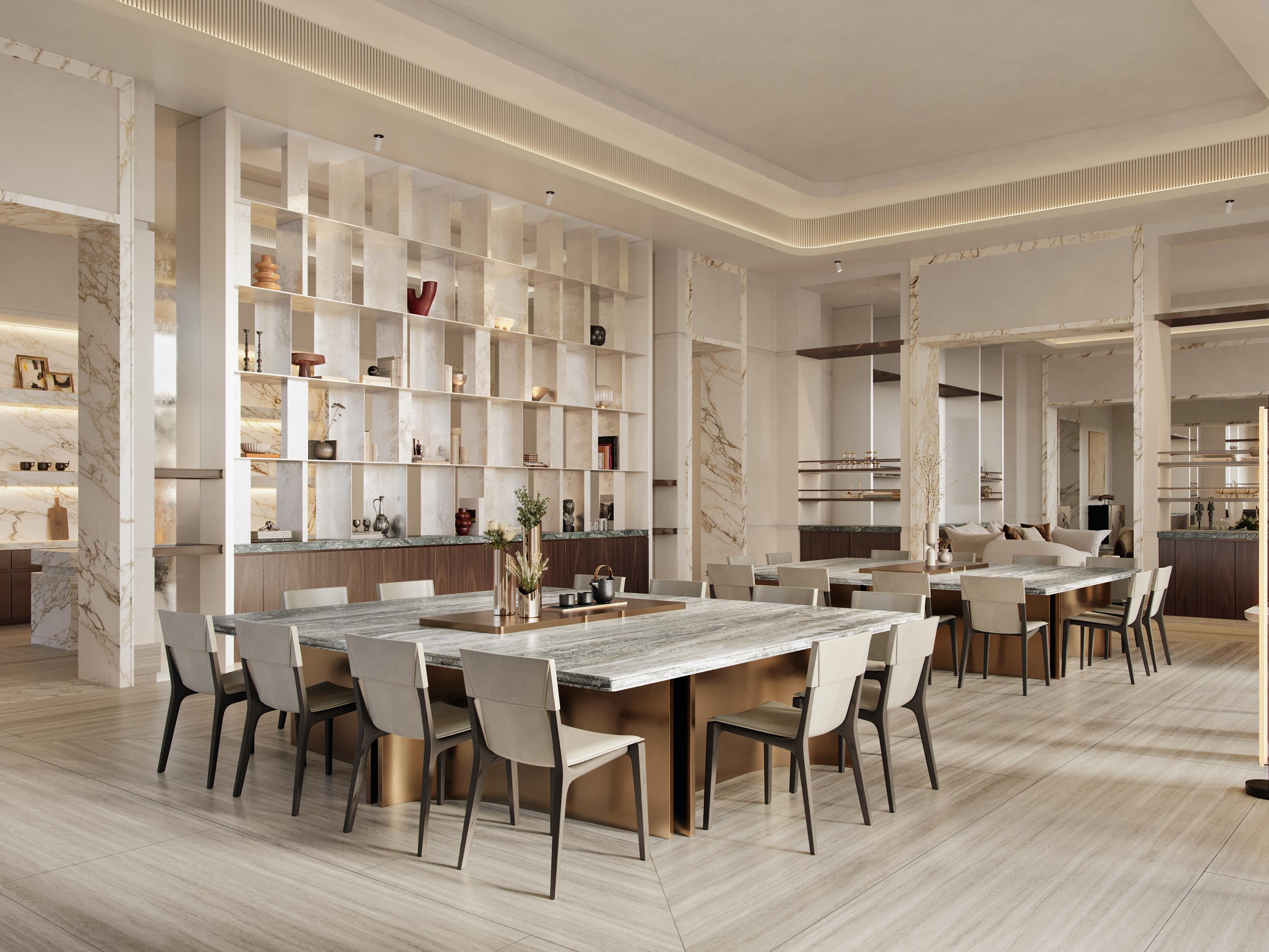 Carlyle Residences DIFC Dining Area